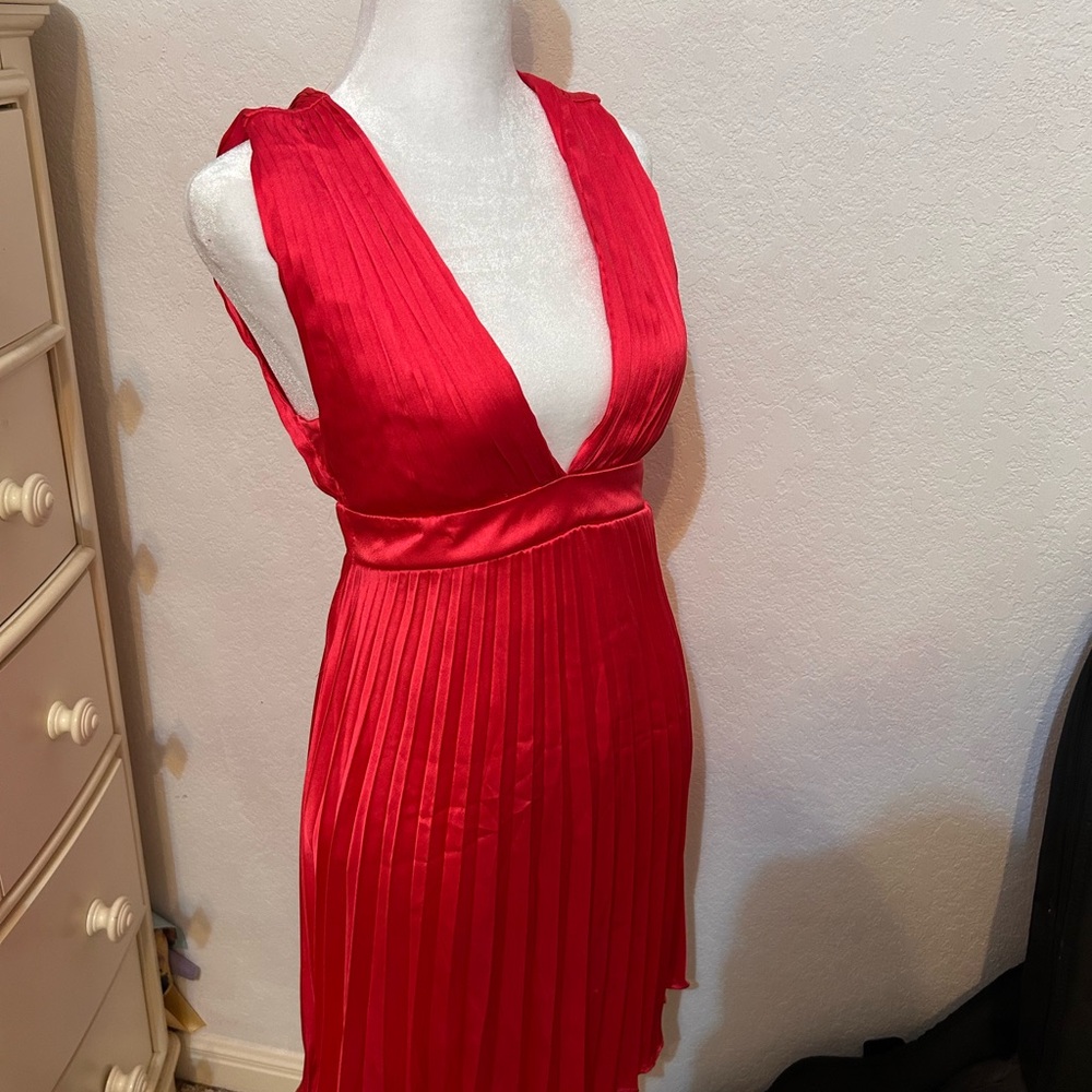 Sincerely Jules Vibrant Red Mini Dress - Picture 6 of 9